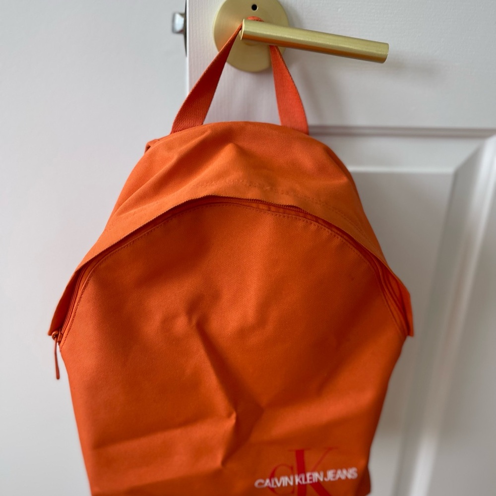 Calvin Klein Orange Backpack